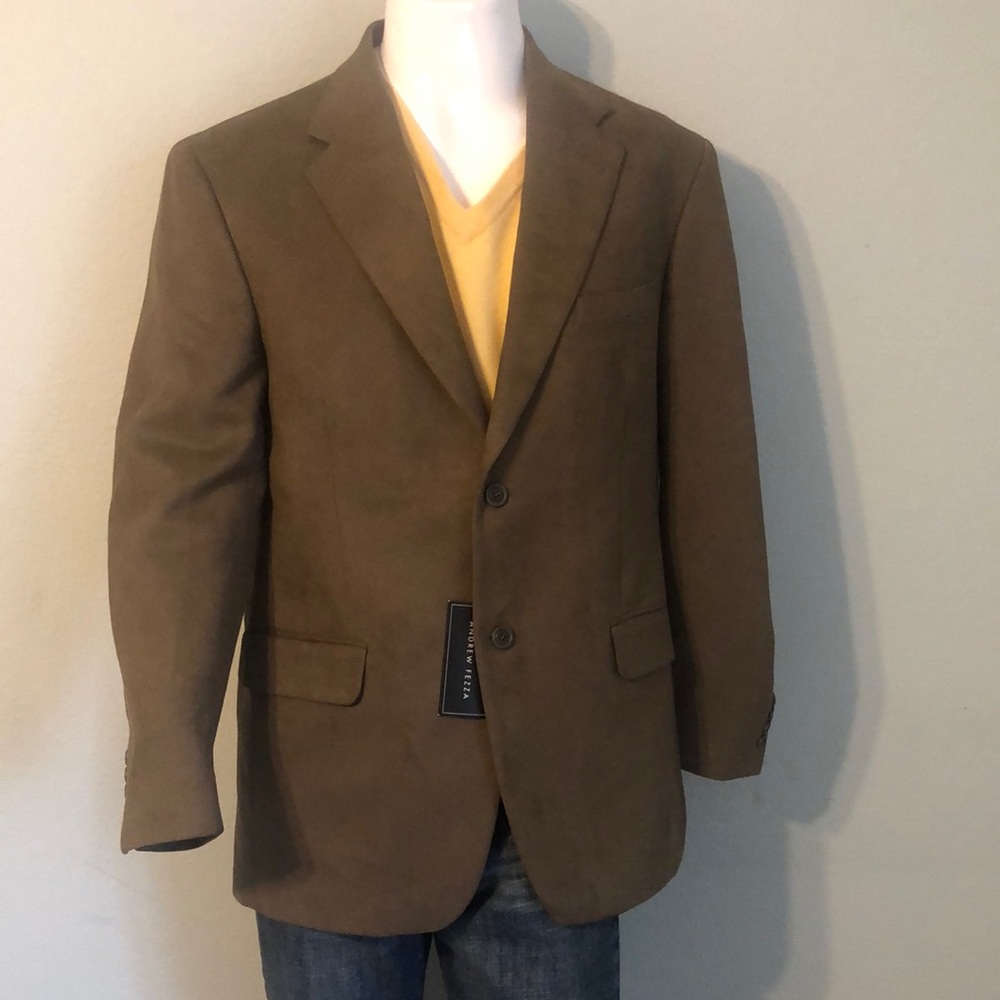 Andrew Fezza NEW Olive Green Sports Coat or Blazer - 42R
